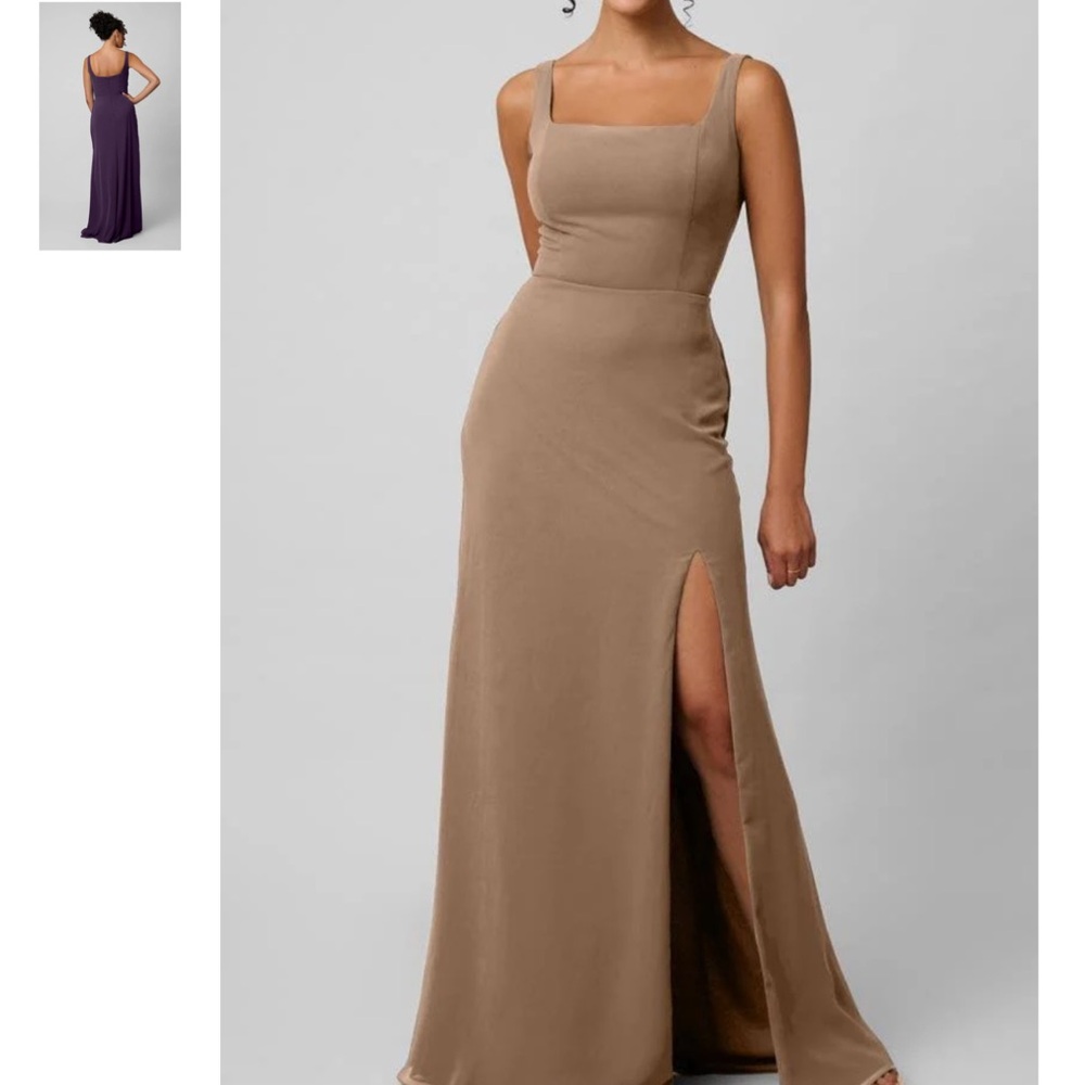 Jay Platinum Dress in Fawn